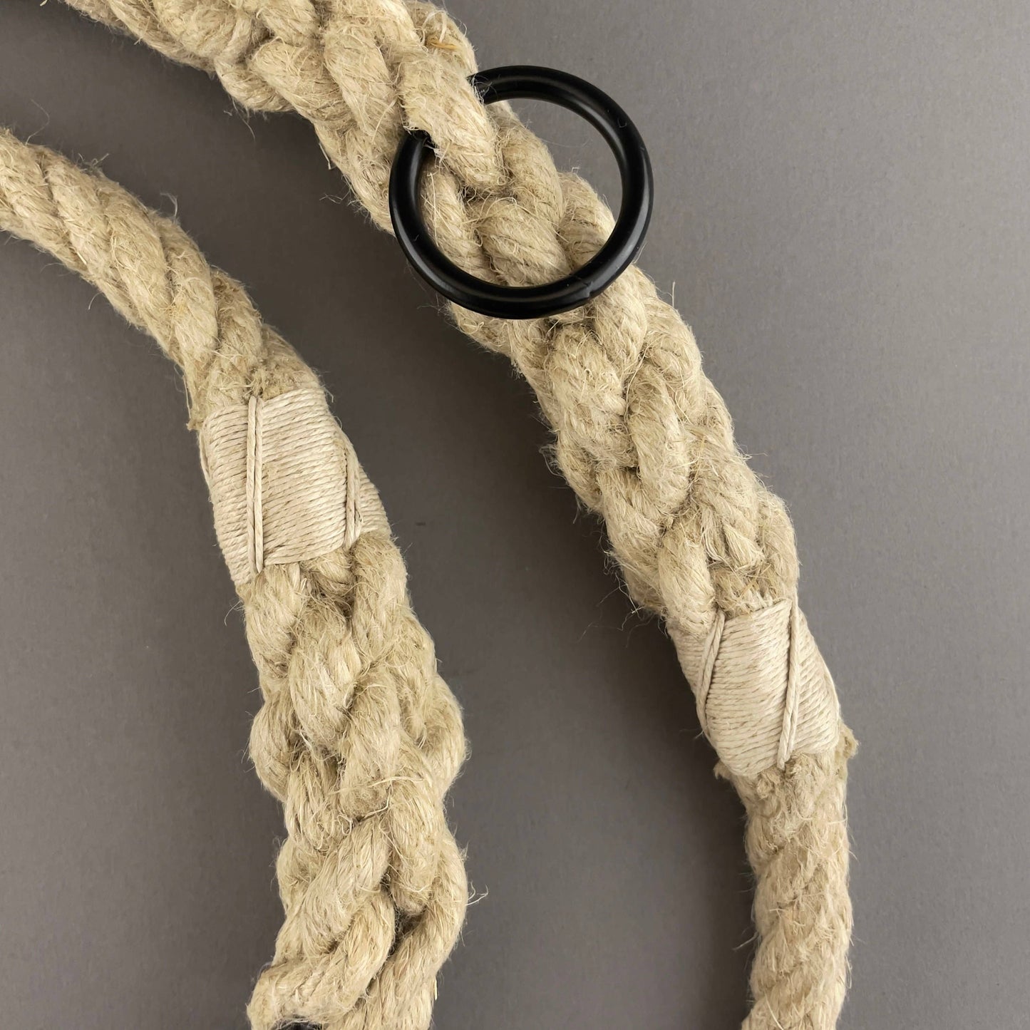 Handgefertigte Hundeleine aus Hanf 1.8m
