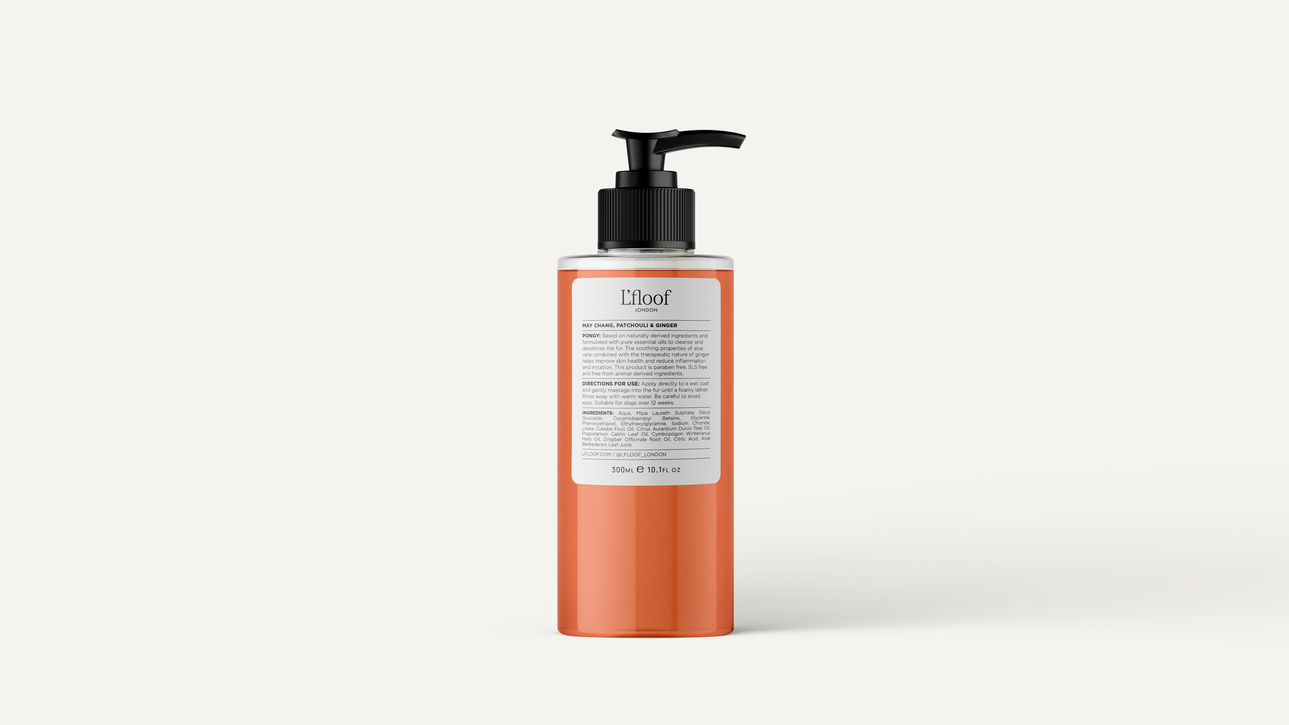 Natürliches Hundeshampoo — Orange/May Chang 300 ml
