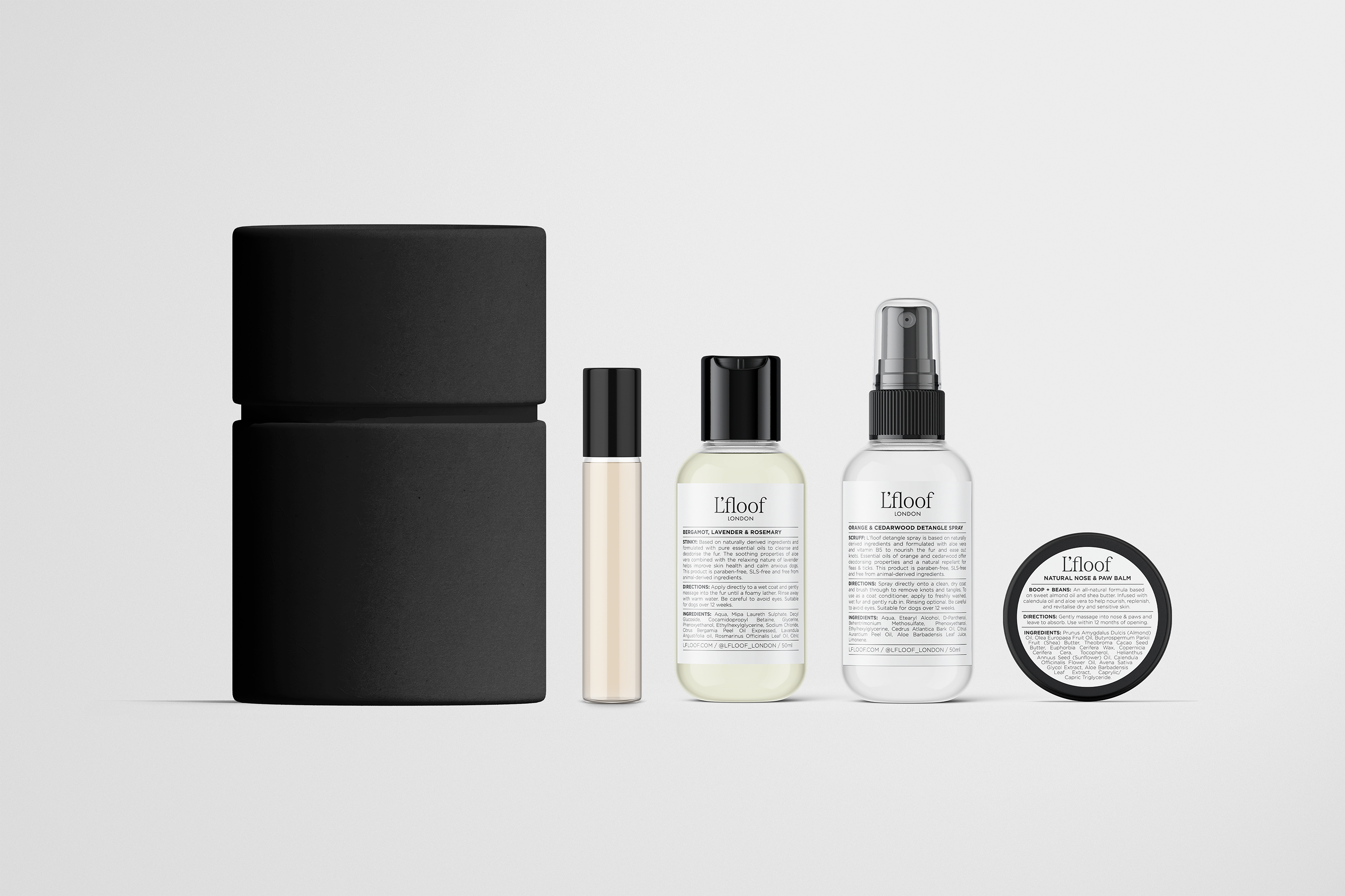 L'Floof Pflegeset in Reisegröße