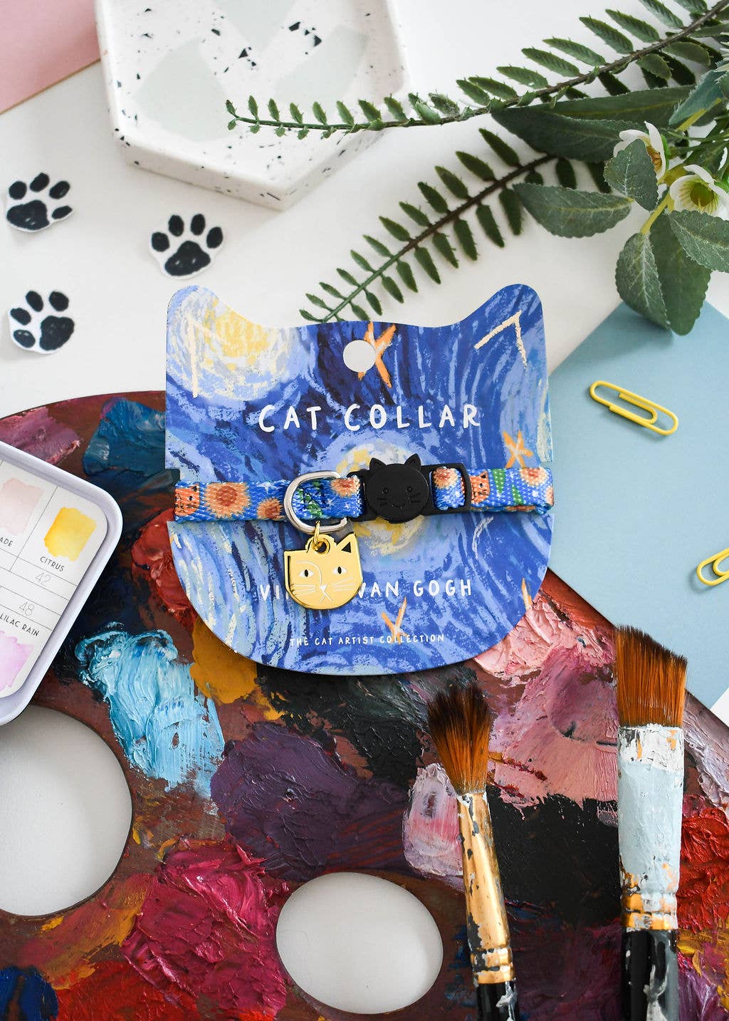 Vincat Van Gogh Artist Katzenhalsband