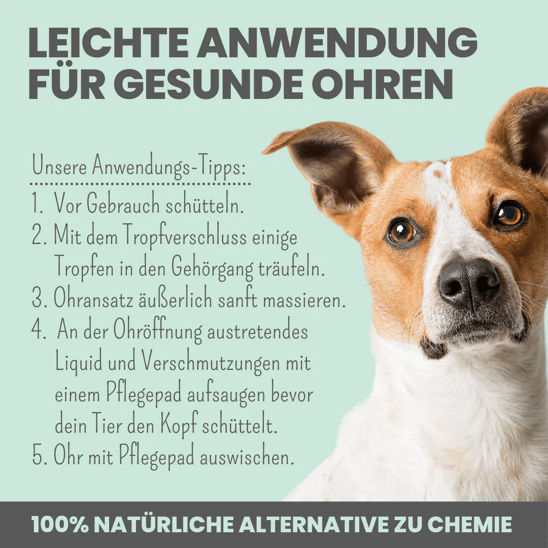 Ohrreinigung & Pflege für Hunde & Katzen (75ml)