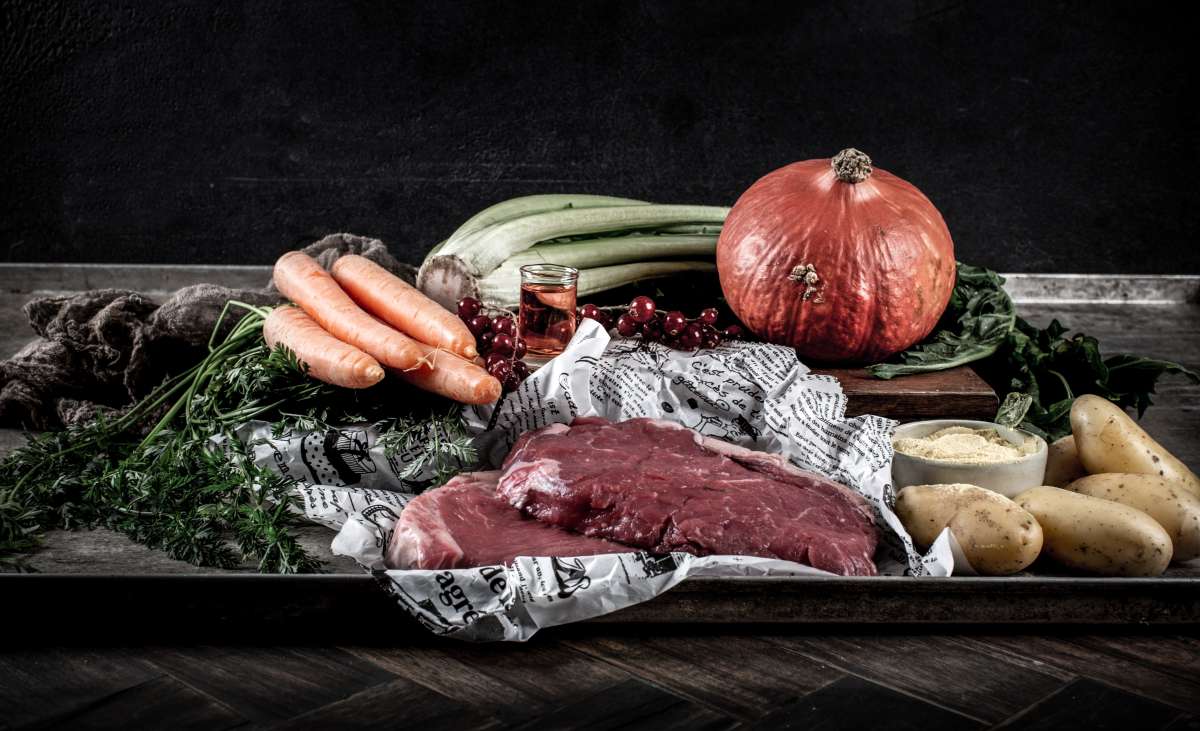 Weiderind mit Kartoffeln und Kürbis (kaltgepresst) 10kg