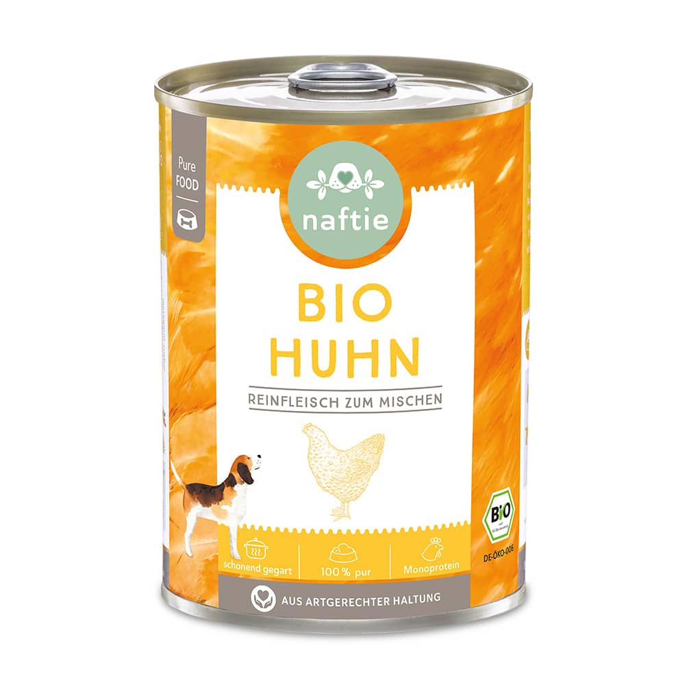 Huhn Bio Nassfutter (400g)