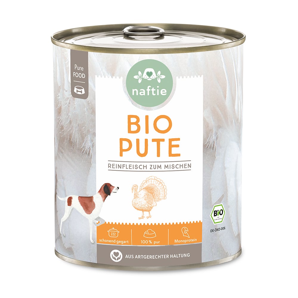 Pute BIO Nassfutter (800g)