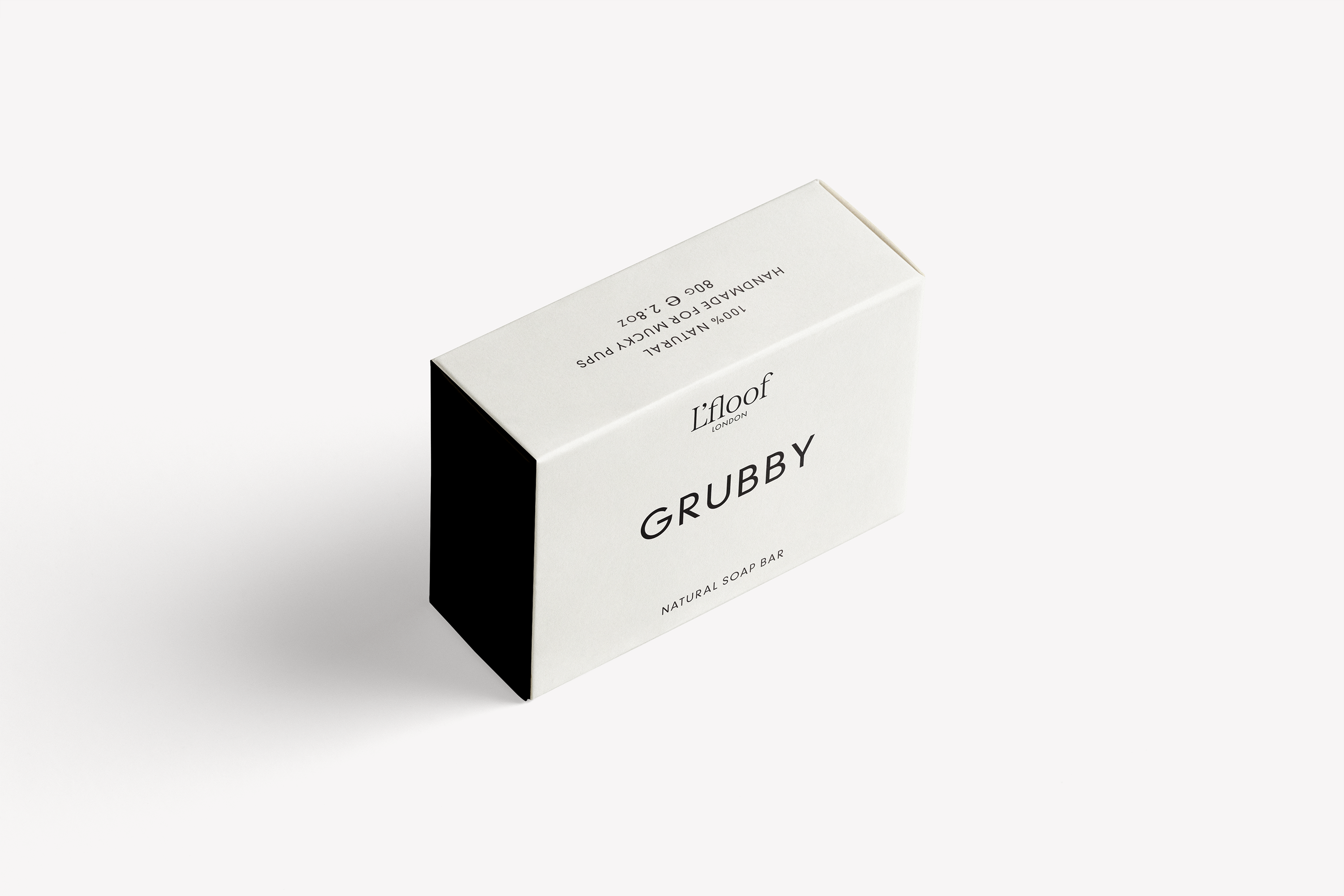 Natürlicher Seifenriegel für Hunde - L'floof GRUBBY - 120 g