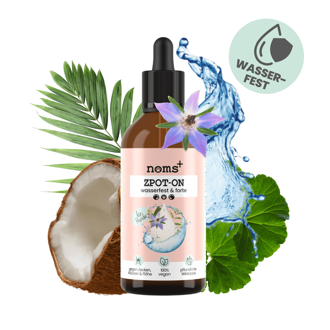 Wasserfestes Zpot-on für Hunde gegen Zecken, Flöhe, Milben & Mücken