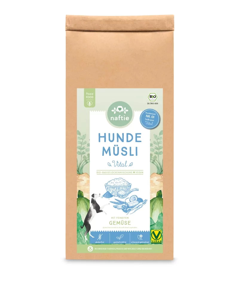 Hundemüsli Vital BIO (1kg) - mit Gemüse