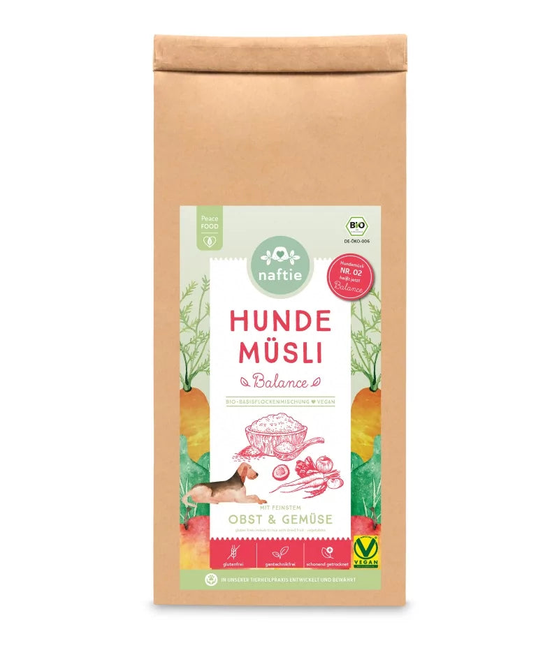 Hundemüsli Balance BIO (1kg) - mit Obst & Gemüse
