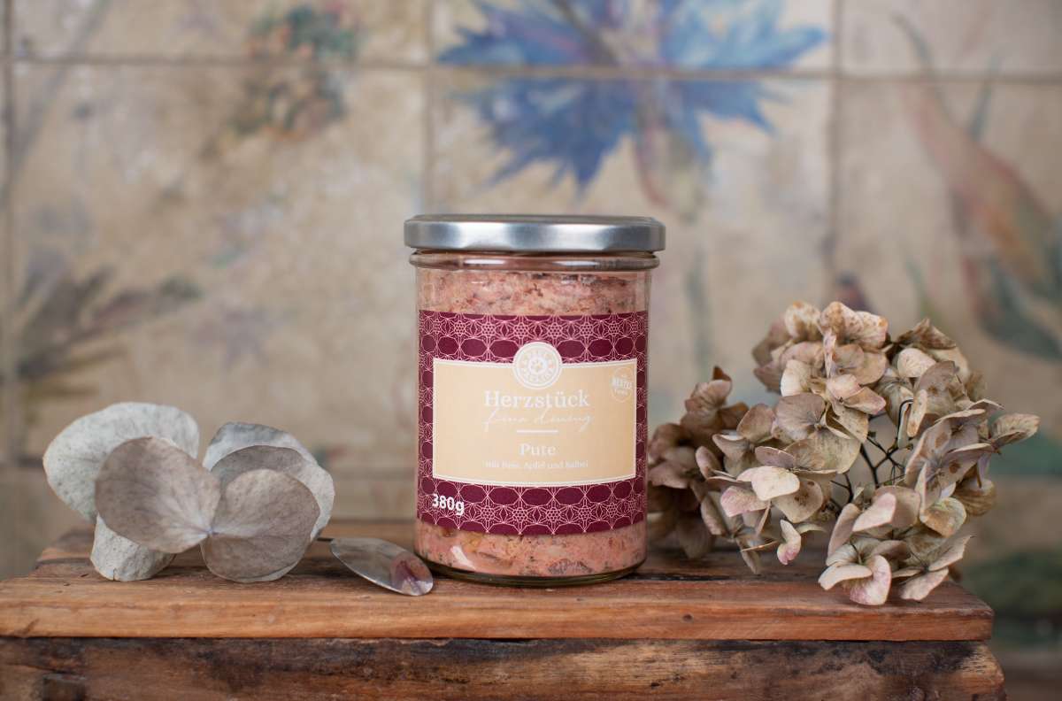 Herzstück Pute mit Pastinake, Reis und Salbei 200g